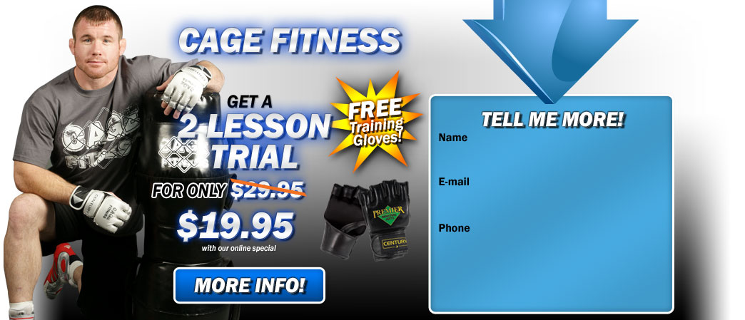 Cage Fitness and karate Seagoville 2 lesson trial for $19.95!